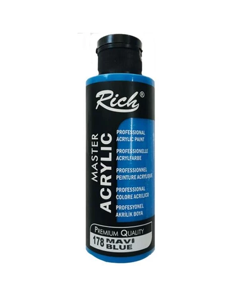 Rich Master Akrilik Boya Mavi 60cc ürün görseli 1