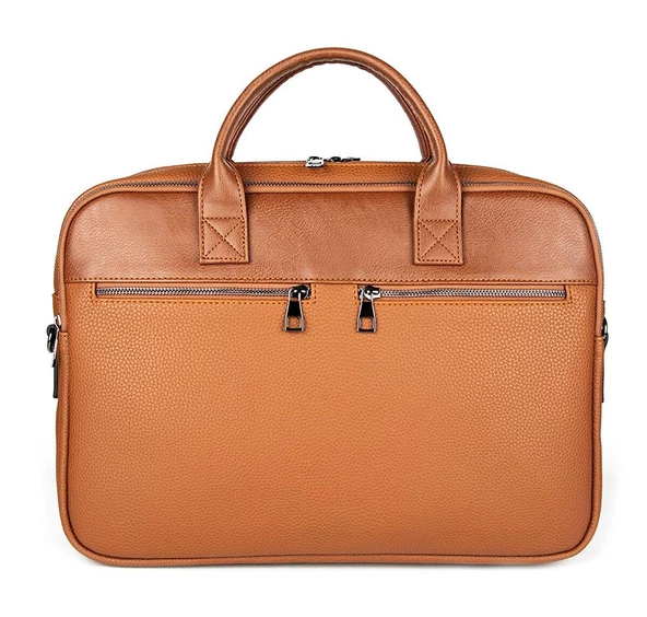 Unisex 15.6'' Deri Evrak ve Laptop Çantası ürün görseli 1