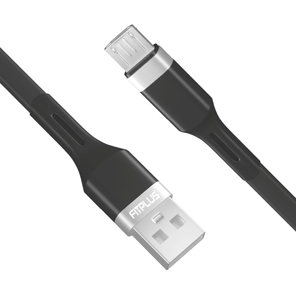 FitPlus Premium PS-301 Micro USB Data/Şarj Kablosu 2.4A 1mt - Resim 10