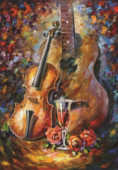 Anatolian 500 Parça Gitar ve Keman Puzzle ürün görseli 1