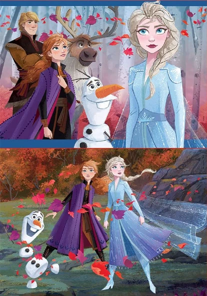 Educa 2x48 Parça Frozen 2 Puzzle Yapboz - Resim 2