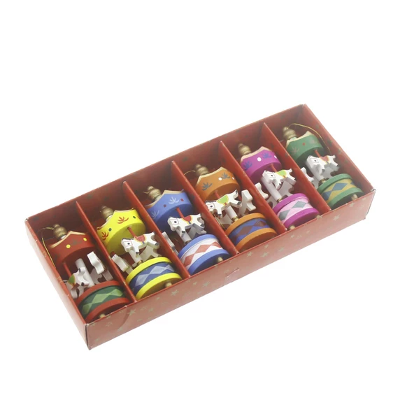 6 Adet 3x7.5cm Minik Atlı Karınca Süs - Resim 3