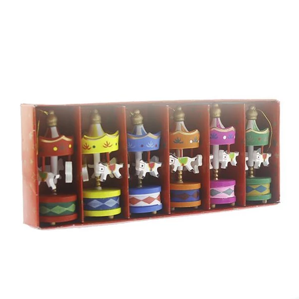 6 Adet 3x7.5cm Minik Atlı Karınca Süs - Resim 2