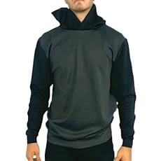 Kolları Siyah Spor Gri Sweatshirt ürün görseli 1