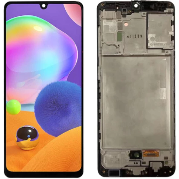 Samsung Galaxy A31 Lcd Ekran Dokunmatik Çıtalı ürün görseli 1