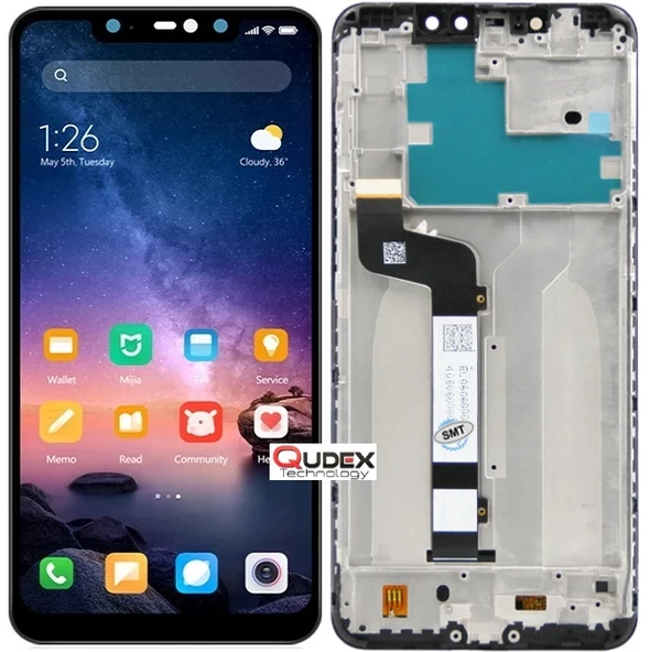 Xiaomi Redmi Note 6 Pro Lcd Ekran Dokunmatik Çıtalı ( 502942030) ürün görseli 1