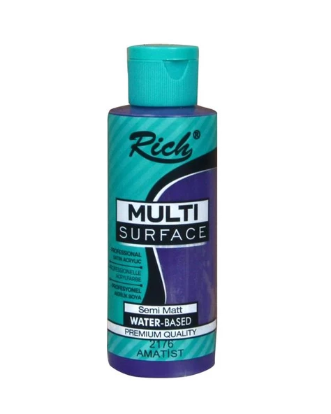 Rich Multi Surface Akrilik Boya Amatist 120cc ürün görseli 1