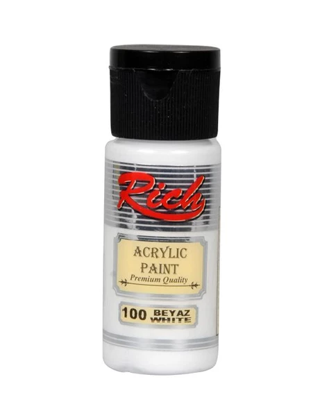 Rich Akrilik Boya Beyaz 30cc ürün görseli 1