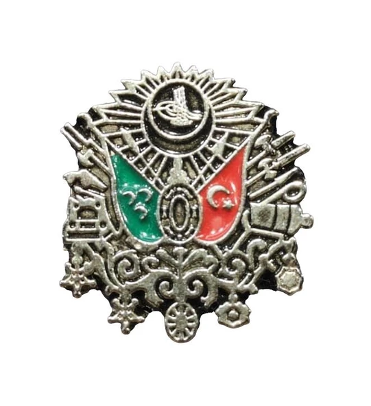 Osmanlı Devlet Arması Yaka Rozeti - Resim 2