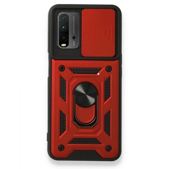 Gpack Xiaomi Redmi 9T Kılıf Tank Aramid Sürgülü Vega Yüzüklü ürün görseli 1