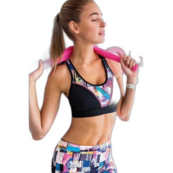 YENİ İNCİ T25 SİYAH (YOGA-FITNESS-PİLATES-KOŞU) SPORCU ATLETİ ürün görseli 1