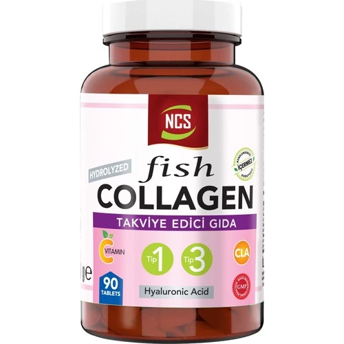 Ncs Type 1-3 Balık Collagen Cla Biotin 90 Tablet ürün görseli 1