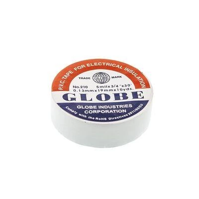 Globe İzole Bant Beyaz 10'lu Paket PVC Elektrik Izolasyon Bandı ürün görseli 1