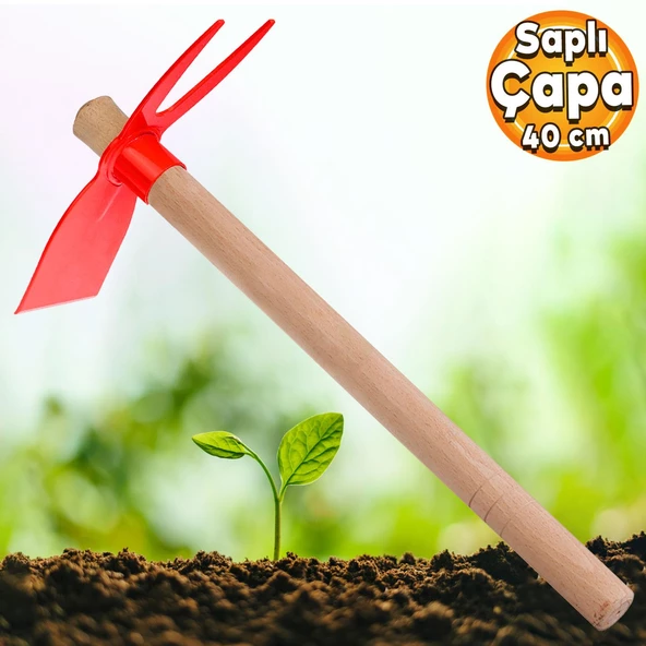 Eltos Saplı Çatal Çapa Bahçe El Çapası 40 cm ürün görseli 1