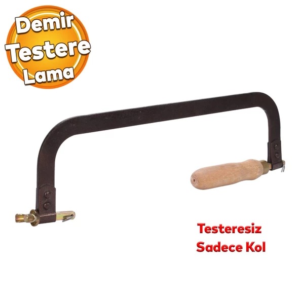 Eltos LD-106 Lama Demir Metal Alüminyum Kesme Testere Kolu Testeresiz 20x5 mm 33.5 cm ürün görseli 1