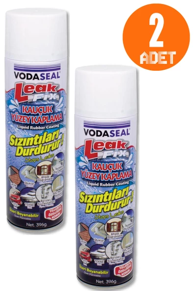 2 ADET Leak Fix Su Geçirmez Sızdırmaz Sprey 396 Gr BEYAZ ürün görseli 1