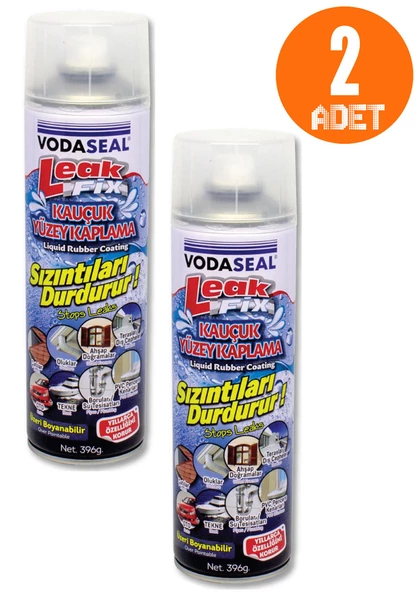 2 ADET Leak Fix Su Geçirmez Sızdırmaz Sprey 396 Gr ŞEFFAF ürün görseli 1