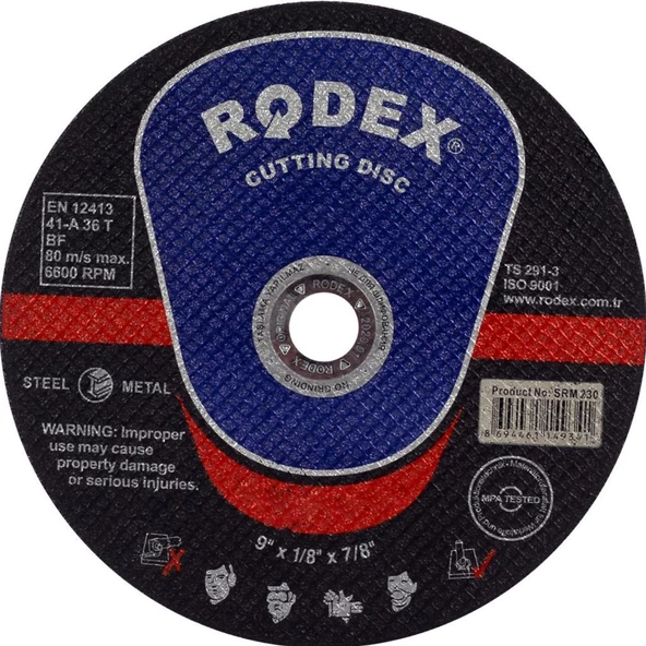 Rodex Metal Kesici Taş 180 x 3 x 22 mm ürün görseli 1
