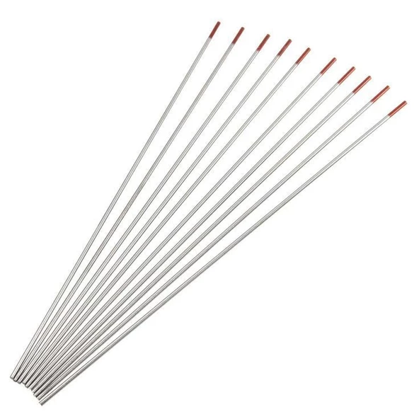 Kırmızı Tungsten Elektrod Argon İğnesi 2.4x175 MM - 10 Adet ürün görseli 1