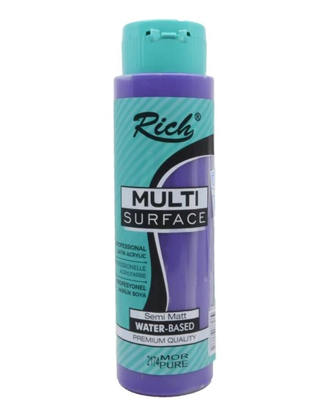 Rich Multi Surface Akrilik Boya 500 cc Mor ürün görseli 1
