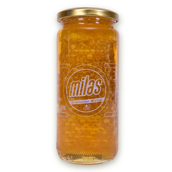 Milas Üreticiler Birliği Petekli Çiçek Balı 650 G ürün görseli 1
