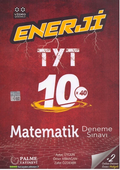 PALME TYT ENERJİ MATEMATİK 10 DENEME SINAVI ürün görseli 1