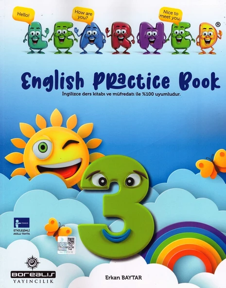 BOREALIS 3.SINIF LEARNED ENGLISH PRACTICE BOOK ürün görseli 1