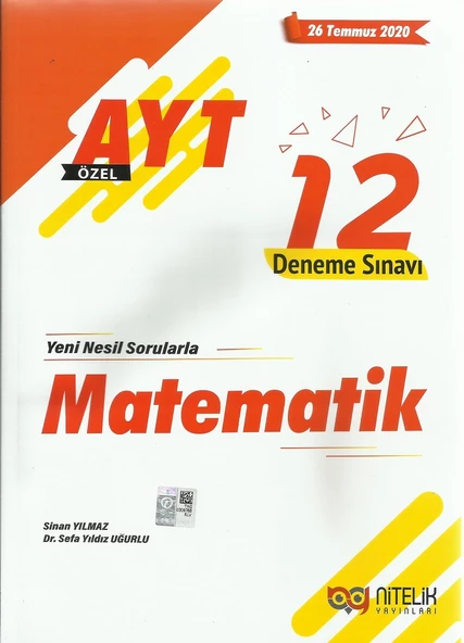 NİTELİK AYT (ÖZEL) MATEMATİK 12 DENEME ürün görseli 1
