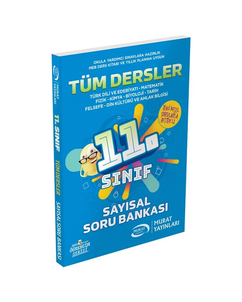 MURAT 11.SINIF SAYISAL TÜM DERSLER SORU BANKASI ürün görseli 1