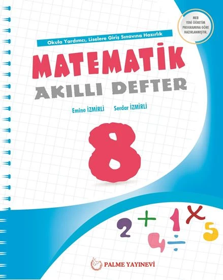 PALME 8.SINIF MATEMATİK AKILLI DEFTER ürün görseli 1