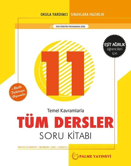 PALME 11.SINIF TÜM DERSLER SORU BANKASI ( EA ) ürün görseli 1