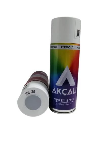 AKÇALI SPREY BOYA DÜZ 306 GRİ ürün görseli 1