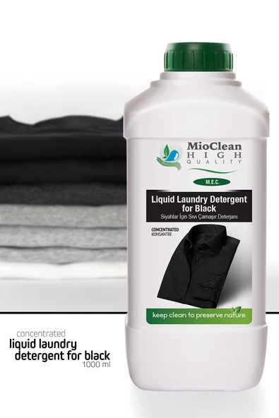 Mioclean Siyahlar için Sıvı Çamaşır Deterjanı 1000 ML ürün görseli 1