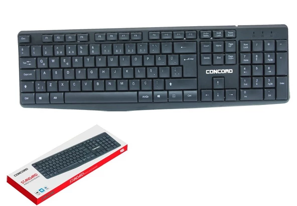 Concord C73 Kablolu Klavye - Resim 3