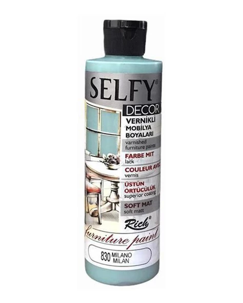 Rich Selfy Decor Vernikli Boya Milano 240cc ürün görseli 1