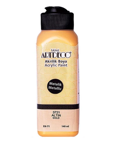 Artdeco Metalik Akrilik Boya 140 ml Altın ürün görseli 1