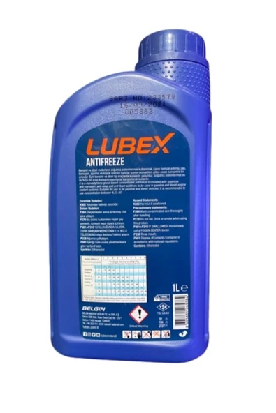 Lubex Antifreeze (antifiriz) 1 L - Resim 2