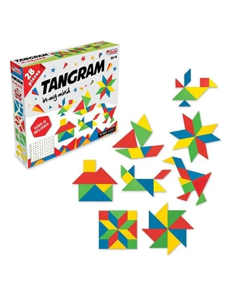 Tangram 28 Parça Kutulu Dede Oyuncak - Resim 3