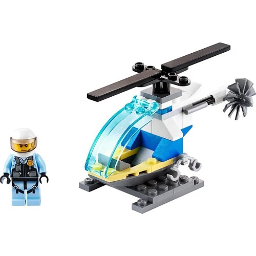LEGO City 30367 Police Helicopter ürün görseli 1