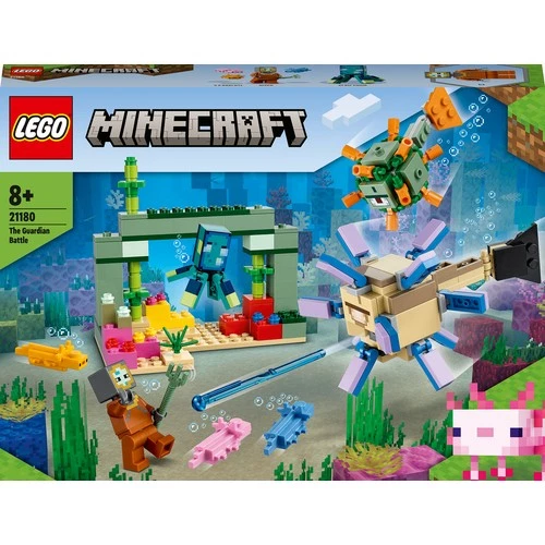 LEGO Minecraft 21180 The Guardian Battle - Resim 3