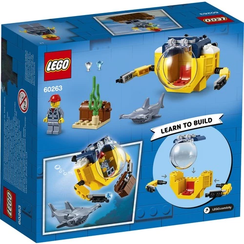 LEGO City 60263 Ocean Mini-Submarine - Resim 4