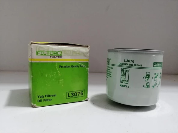 FİLTORQ L3076 YAĞ FİLTRESİ MAZDA ürün görseli 1