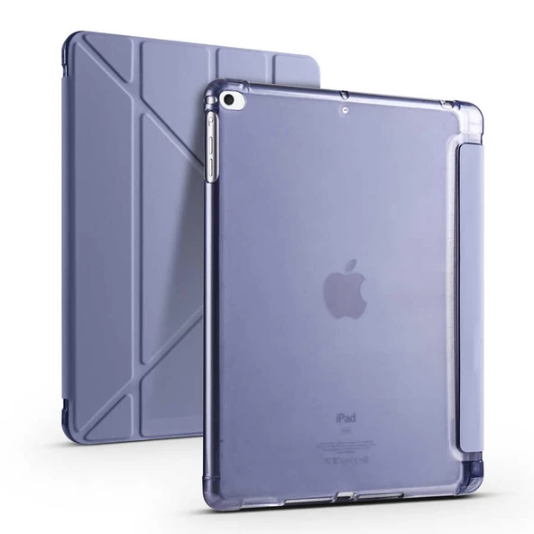 Apple iPad 9.7 2018 Kılıf Kalem Bölmeli Standlı Smart Cover ürün görseli 1