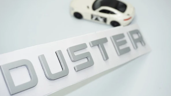 DK Tuning Duster Ön Kaput Gri ABS 3M 3D Yazı Logo Dacia İle Uyumlu ürün görseli 1