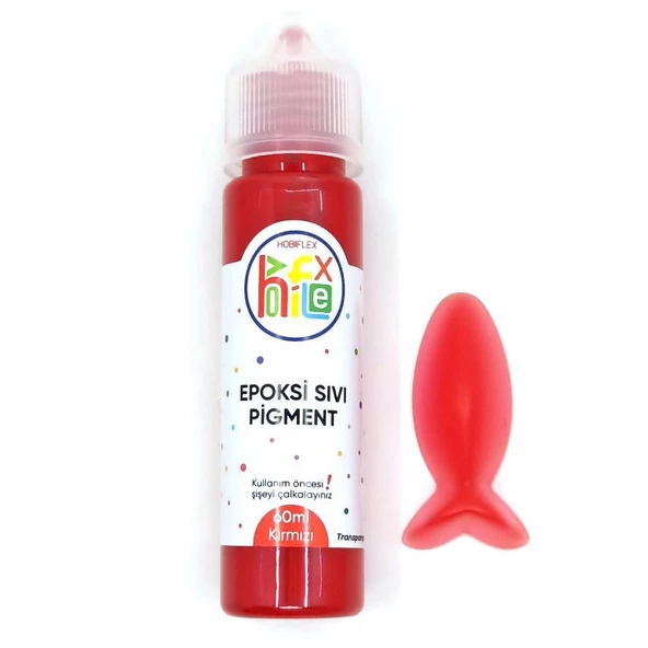 SIVI PİGMENT BOYA TRANSPARAN 60 ml KIRMIZI ürün görseli 1