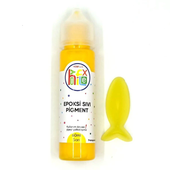 SIVI PİGMENT BOYA TRANSPARAN 60 ml SARI ürün görseli 1