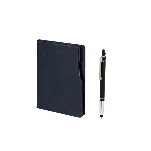 Termo Deri Kemerli Defter Kalem Seti - Resim 2