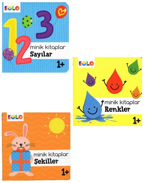 Eolo Minik Kitaplar 3lü Set 1 ürün görseli 1