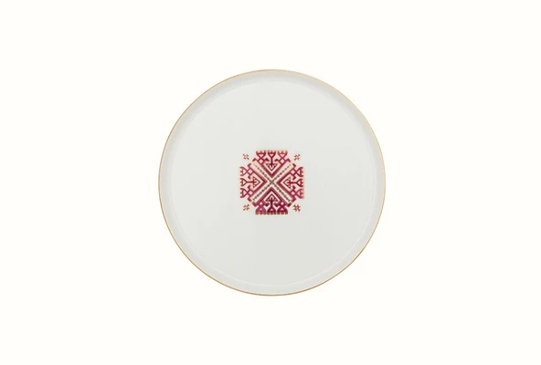 Porland Arabesque Desen Düz Tabak 21cm ürün görseli 1