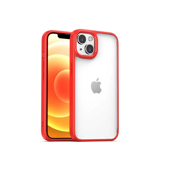 Apple iPhone 13 Kılıf Yükseltilmiş Kenar Korumalı Silikon ürün görseli 1